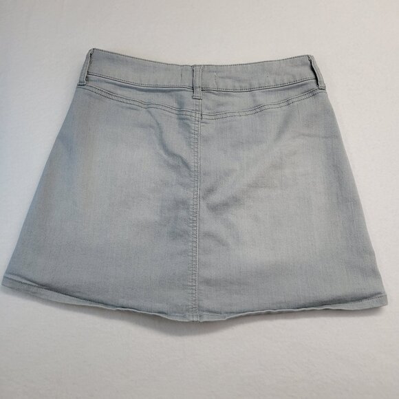 Altar’d State Blue Denim Button Skirt Size Small Cute Summer Mini Belt Loops‎ - Picture 6 of 6